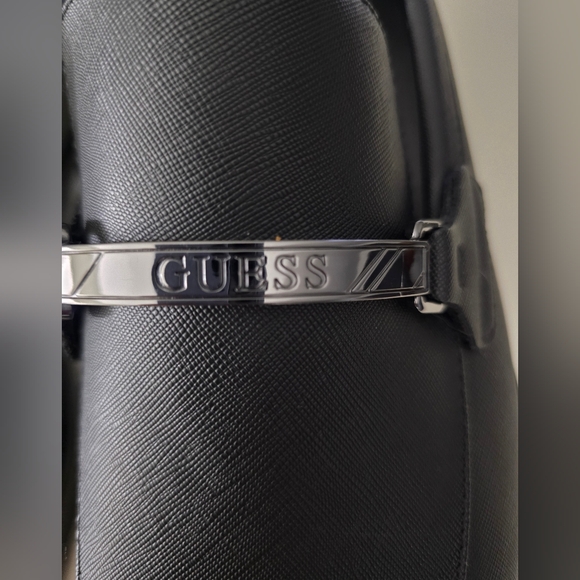 Guess Handy Dress Loafers Black Men''s Shies Size 12 - Picture 7 of 11